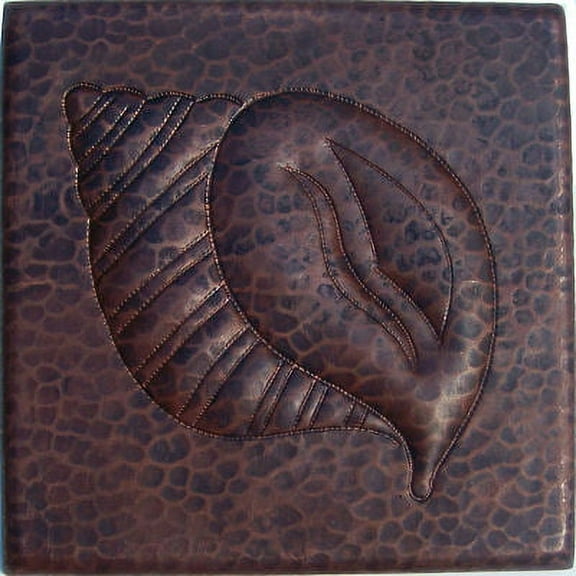 Snail III Hammered Copper Tile
