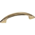 thumbnail image 2 of Laurey 22037 Modern Standards 3 In. Center-To-Center Polished Brass Cabinet Drawer Pull, 2 of 2