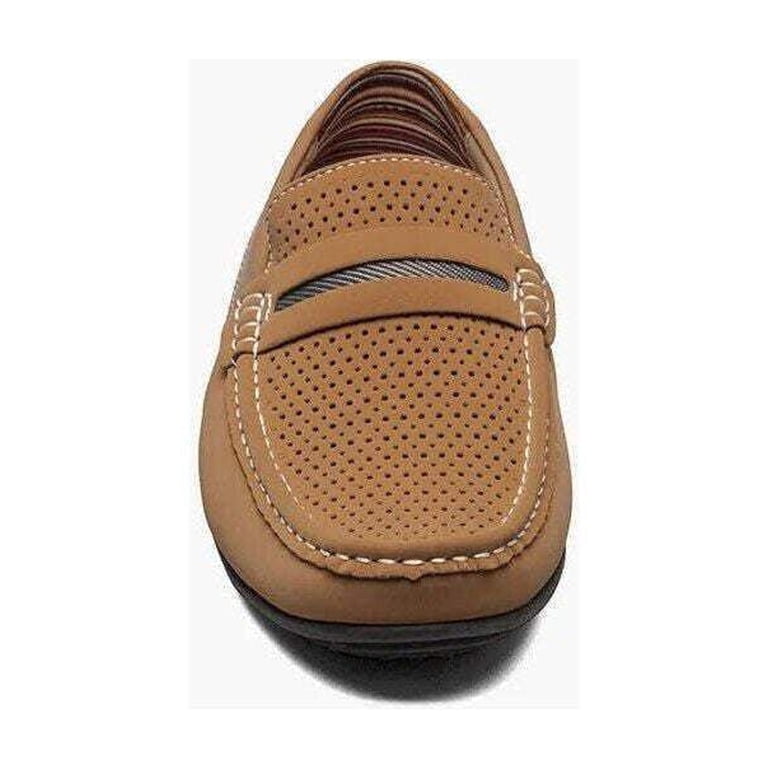 Stacy Adams Corby Saddle Slip On Walking Shoes Tan 25513-240  display picture 3