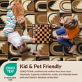 thumbnail image 4 of Design&I 6'x9' Ultra Soft Area Rug, Patchwork Contemporary Stepped Grid Interlocking Large Geometric None Fluffy Washable Non Shedding for Guest Room Bedroom Living Room, 4 of 7