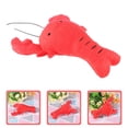 thumbnail image 3 of FRCOLOR Dog Squeaky Toy Red Plush 2Pcs 6.7x3.9x1.2In, 3 of 7