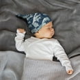 thumbnail image 4 of Sikiie A Japanese Great Wave Baby Newborn Hats, Infant Knotted Baby Hat, Beanie Top Knot Caps for Baby Boys Girls, 4 of 5