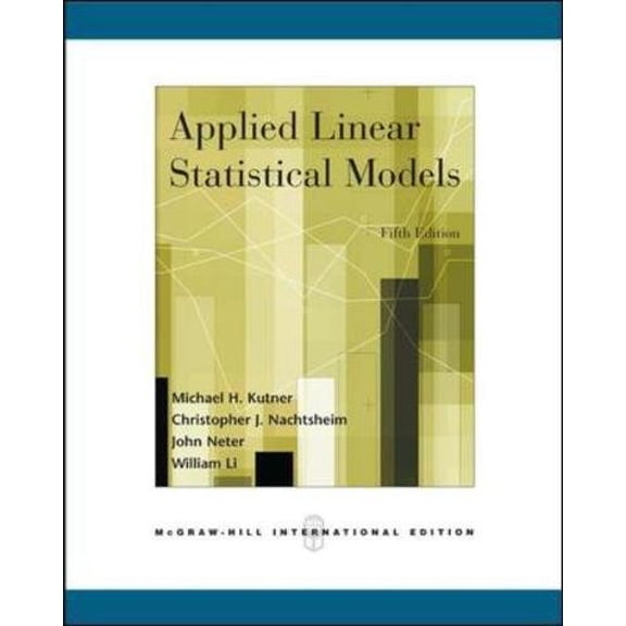 Pre-Owned Applied Linear Statistical Models