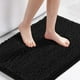 thumbnail image 1 of Alfombra de baño H.VERSAILTEX extragruesa de felpilla, 40 x 60 cm, color negro, 1 of 6