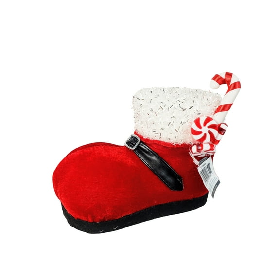 Sullivans Santa Boot Ornament 6"H Red