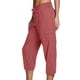 thumbnail image 3 of Karight Women's Cargo Capris Loose Fit Casual Hiking Pants Lightweight Quick Dry Joggers Outdoor Workout Pants with Pockets, 3 of 8