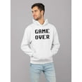 thumbnail image 2 of Game Over Quote Hoodie Men -Image by Shutterstock, Male Medium, 2 of 4
