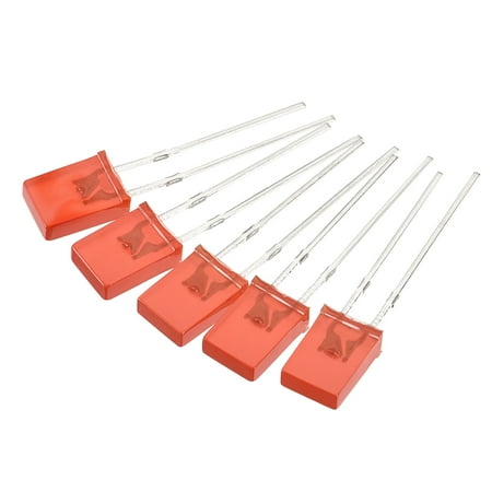 

Uxcell 2x5x7mm Rectangular Bright Light LED Lamp Bulb Red 200 Pack