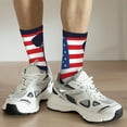 thumbnail image 6 of Rateoe Memorial Day for Women Casual Calf Socks - Cute Crew Socks - Thin Soft Above Ankle Socks Size 5-11, 6 of 6
