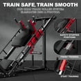 thumbnail image 3 of MITONOS Leg Press Hack Squat Machine Combo, 3 in 1 Adjustable Leg Press Machine for Home Gym, Smooth Leg Exercise Machine, Hack Squat Machine for Full Lower Body Workout with Weight Storage Posts L2, 3 of 12