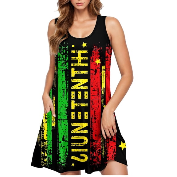 Bnwani Dresses for Women Plus Size,Ladies Dresses,Crew Neck,Cropped,Sleeveless,Printed,Multicolor,M