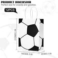 thumbnail image 5 of 24Pcs Soccer Party Favor Bags with Handle, Soccer Goodie Bags for Kids Adults Football Party Supplies，8.3*6.3*3.1, 5 of 6