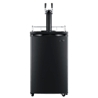Arctic King Double-Tap Kegerator, 4.9 cu ft, Matte Black