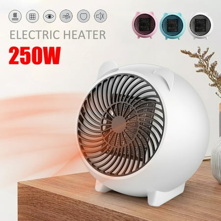 250W Quiet Heater Office Home Mini Desktop Small Household Air Heater Eletrical Air Warmer Equipment Winter Bask