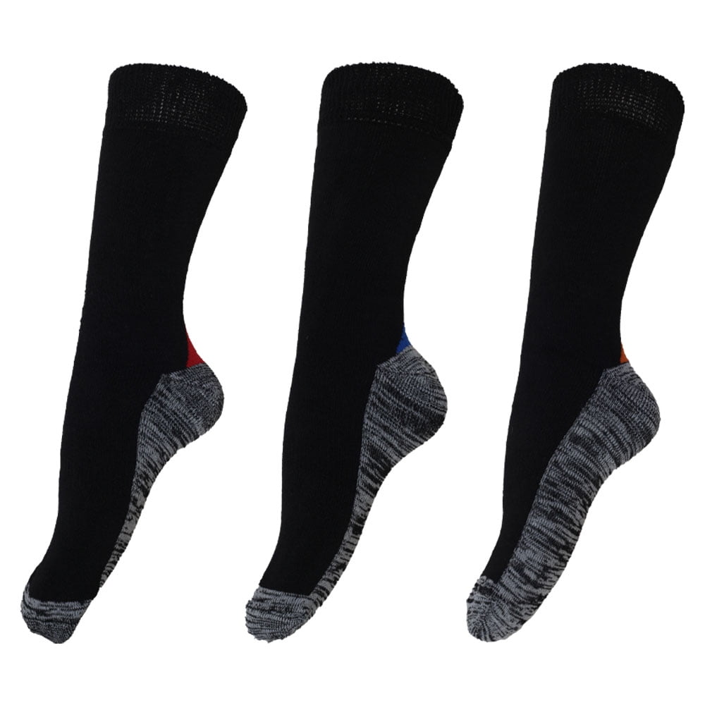 Mens Self-Heating Functional Work Socks (3 Pairs) - Walmart.com