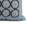 thumbnail image 2 of Simply Daisy, 20 x 20 inch, Nautical Geo Square, Geometric Print Pillow, Blue, 2 of 2