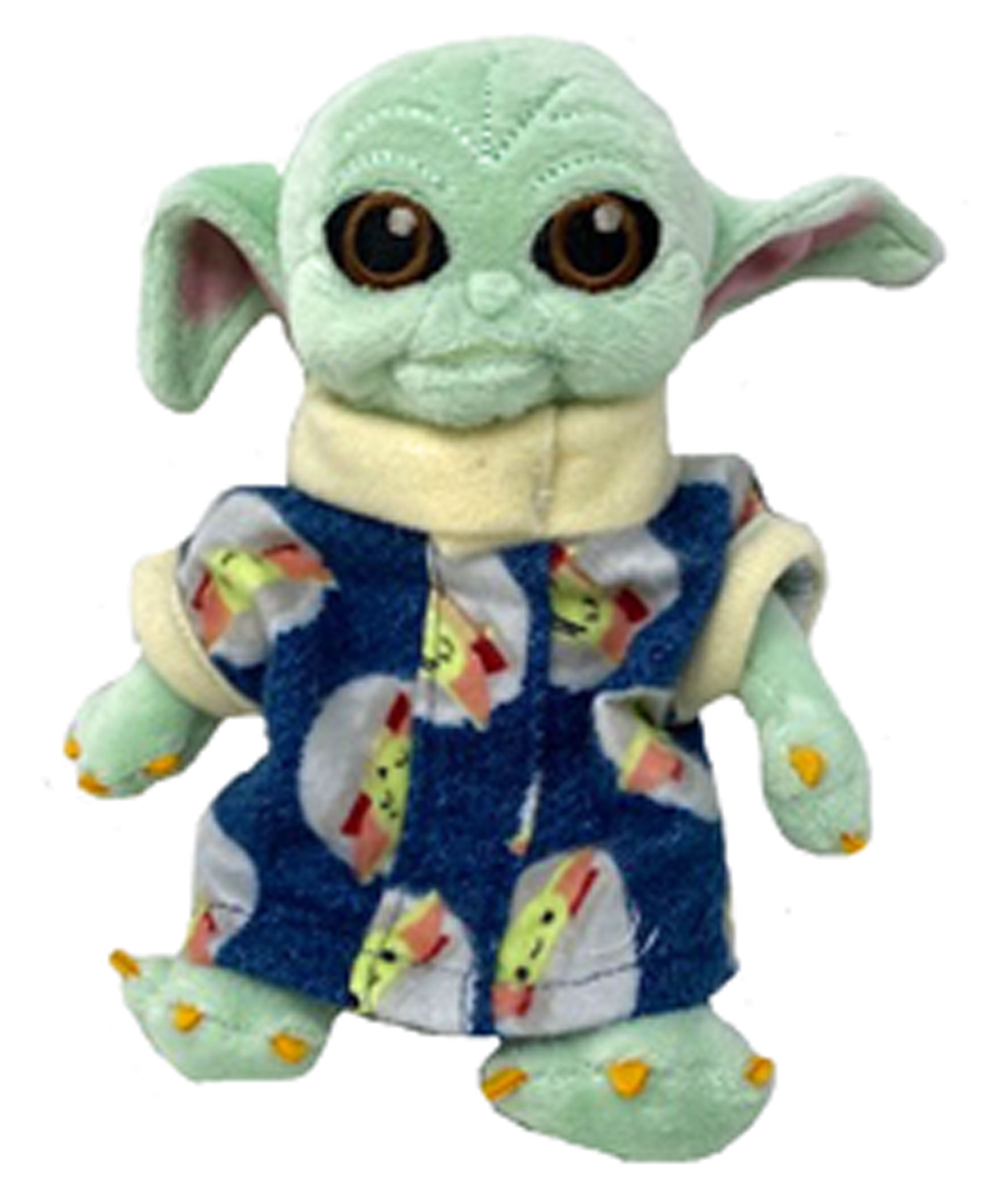 Star Wars The Child Shoulder Baby Yoda Robe With Yoda Print Fits 5