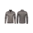 thumbnail image 4 of Seyurigaoka Men's Thin Fleeced Sweater Shirts Long Sleeve Stand Collar Half Zipper Loose Casual Oversized Pullover Tops, 4 of 5