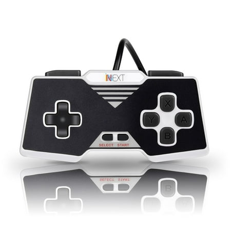 iNNEXT USB Classic SNES Controller Wired Gamepad for Windows PC Mac Raspberry Pi Linux Emulators - Plug and (Best Nes Emulator For Iphone)