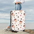thumbnail image 7 of Fuzoiu Milk Tea Print Suitcase Cover,Washable Luggage Covers for Suitcase,Elastic Luggage Protector Cover,Scratch Resistant Travel Suitcase Covers-X-Large, 7 of 7