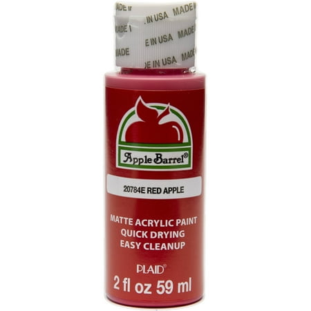 Glow Paint Green - Apple Barrel Colors Red Apple Paint, 2 Fl. Oz.