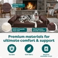 thumbnail image 5 of FurHaven Pet Products Quilted Full Support Orthopedic Sofa Pet Bed for Dogs & Cats - Coffee, Jumbo Plus, 5 of 9