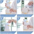 thumbnail image 3 of Automatic Soap Dispenser, Rechargeable Touchless Foaming Hand Soap Dispenser, Waterproof Hands Free Foam Sanitizer Dispenser for Bathroom, Kitchen, Restaurant- 13.5oz/ 400ml, 3 of 5