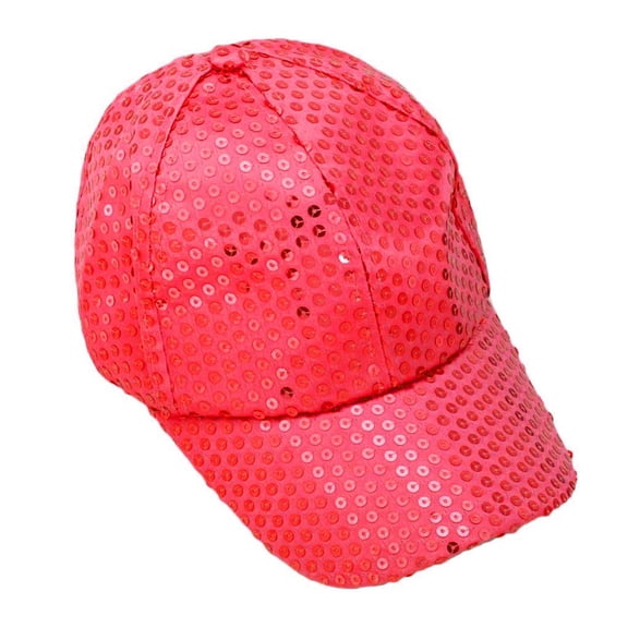 WGRFFH Shiny Sequin Baseball Cap For Women Men Glitter Bling Party Hats Adjustable Trucker Baseball Caps Solid Hat Dad Hat Summer Outdoor Sun Cap Fancy Dress Party Dance Hats Snapback Hats For Unisex