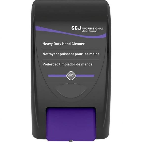 SC Johnson Hand Soap 2000 Manual Dispenser - Manual - 2.11 quart Capacity - Durable, Antimicrobial, Locking Mechanism, Site Window - Black - 1Each | Bundle of 5 Each