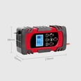 thumbnail image 4 of Cargador De Batería Para Automóvil 12V / 8A 24V / 4A Cargador / Mantenedor De Batería Inteligente Automático Con Pantalla Lcd Paquete De Cargador De Reparación De Pulso Para Automóvil Motocicleta Suv Guardurnaity VI006756-00, 4 of 7