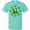 Scuba Blue, variant on Inktastic St. Patricks Day Shamrocks and Hat T-Shirt