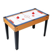 5-in-1 Multi-Game Table for Home - Billiards, Foosball, Ping Pong, Push Hockey & Basketball,All-in-One Indoor Sports Center for Family Game Room