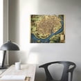 thumbnail image 3 of Nawypu  Map of Iceland with Sea Monsters 1585 Canvas Art Print Stretched Wall Decor, 3 of 4