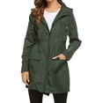thumbnail image 3 of Lovebay Women Light Long Rain Jacket Waterproof Active Outdoor Trench Raincoat with Hood Lightweight for Girls, 3 of 10
