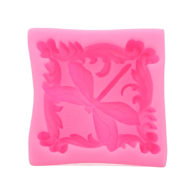 KAKOWELY 1 molde de libélula para bricolaje, molde de silicona para fondant, molde para decoración de tartas.