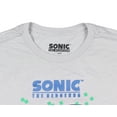 thumbnail image 3 of Sonic The Hedgehog Boy's Green Eyes Graphic Print Kids Short Sleeve T-Shirt, 3 of 5