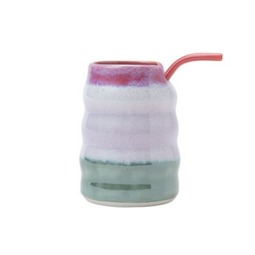 Mainstays Stoneware Purple Reactive Glaze Coffee Cup