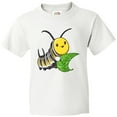 thumbnail image 3 of Inktastic Monarch Butterfly Caterpillar- Cute Baby Insect Youth T-Shirt, 3 of 5