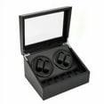 thumbnail image 2 of Wooden 4+6 Automatic Rotation Watch Winder Storage Box Display Case Watch Winder, 2 of 30