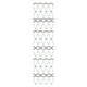 thumbnail image 5 of Ganchos de cortina de ducha Naiovety 12 piezas de Acero inoxidable anillos de perchas accesorios universales Blanco, 5 of 6