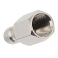 thumbnail image 1 of Female Thread Fitting, 304 Stainless Steel Easy To Connect NPT 1/8 Inch Female Straight Coupling Adapter  For CO2 Inflatable Attachment, 1 of 8