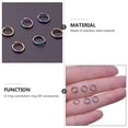 thumbnail image 2 of Weiweiguan 100Pcs Stainless Steel Jewelry Connecting Ring Mulituse Open Jump Rings, 2 of 7