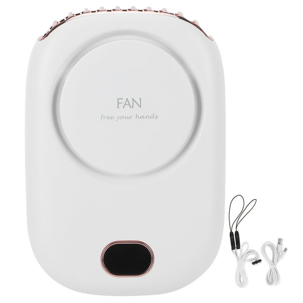 Ventilador de mano, mini ventilador eléctrico, ventilador portátil para collar, ventilador USB creado magistralmente