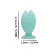 thumbnail image 3 of 1pc Fish Shaped Silicone Toothbrush Holder, Mini Cute Toothbrush Stand Base, Portable Toothbrush Protective Cover, Travel Toothbrush Head Cover Protec, 3 of 4