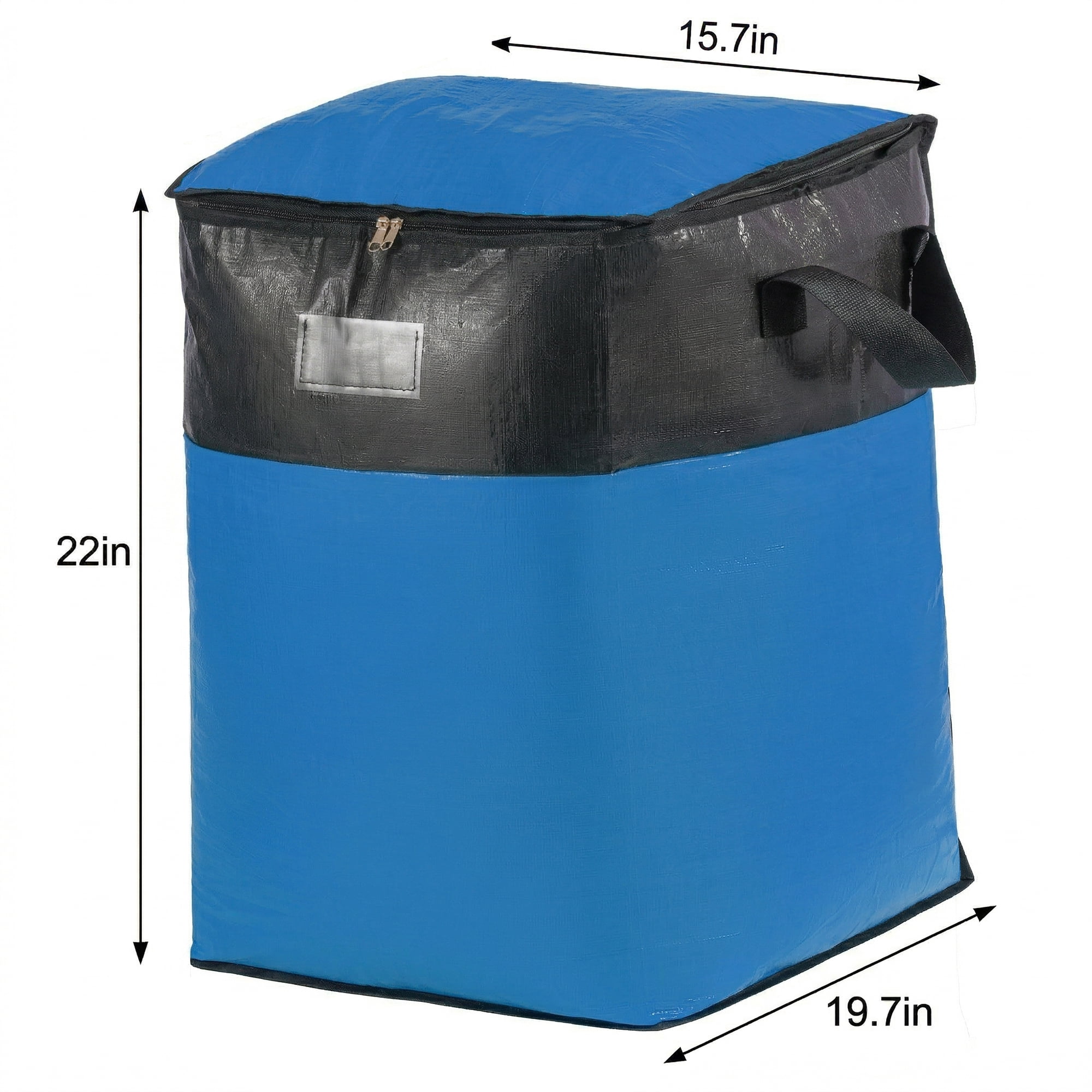 Unique Bargains Storage Bags for Organizing Closet Organizers Blue 15.7"x19.7"x22"
