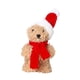 thumbnail image 2 of Oso de peluche navideño Hugo decoración navideña con sombrero 10x7x17cm, 2 of 9
