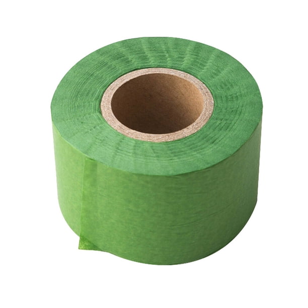 Papel crepé de 100 m, serpentina para fiestas, decoraciones de papel, juego de árbol de simulación, envoltura de ramo de accesorios para festival de cumpleaños (verde)