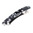 thumbnail image 2 of Pasador de Pelo Estilo Francés Sunnimix Clip de Primavera Estampado negro blanco talla única Fashion Hair Barrette Girls, 2 of 8