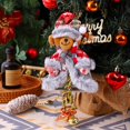 thumbnail image 4 of Snowman Doll Pendant Elk Doll Pendant Festive Christmas Tree Decor Fine Workmanship Doll Ornaments for Home Party Garland, 4 of 5