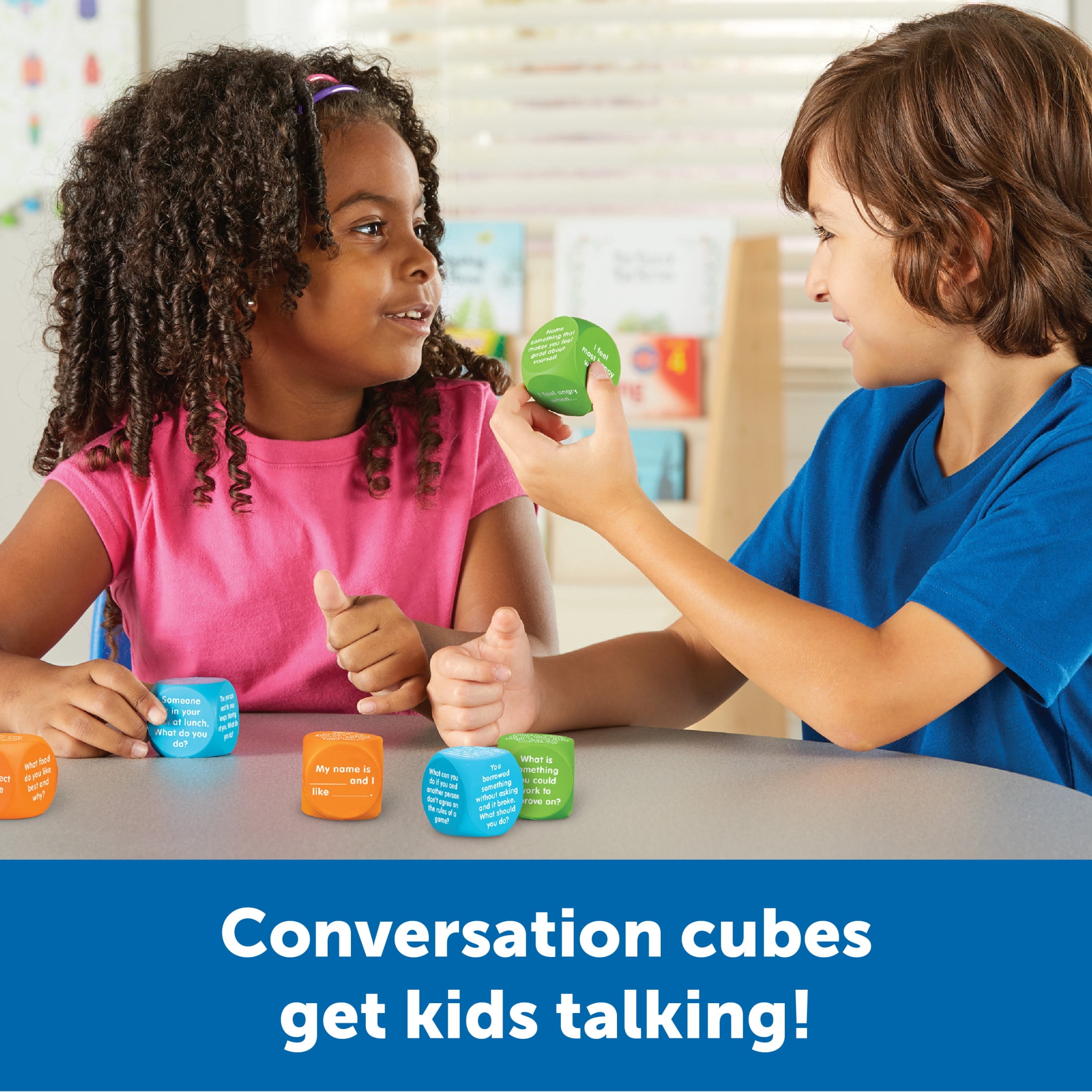 Learning Resources Let's Talk Cubes  Social Emotional Activities, Ages 5+